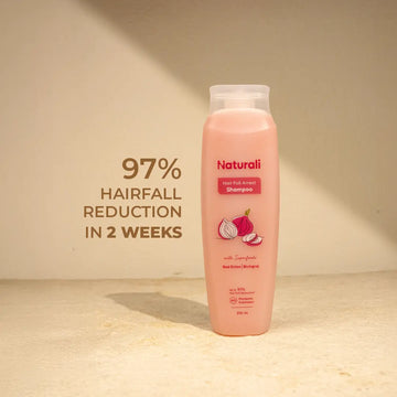 Naturali Hair Fall Arrest Shampoo with Onion and Bhringraj