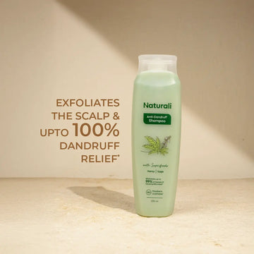 Naturali Anti-Dandruff Shampoo with Hemp, Sage & Salicylic Acid