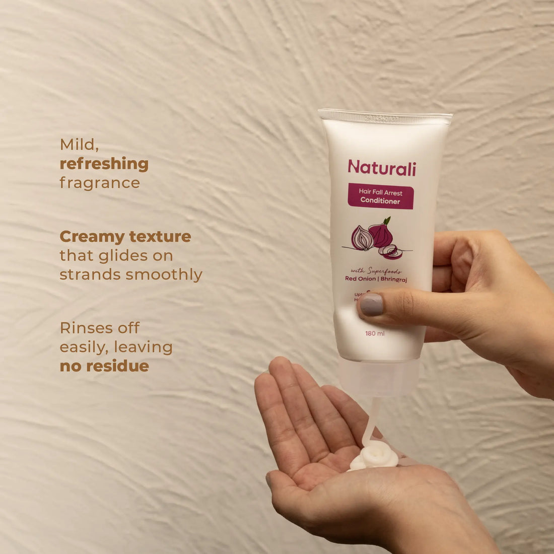 Hair Fall Arrest Conditioner with Red Onion, Coconut and Bhringraj