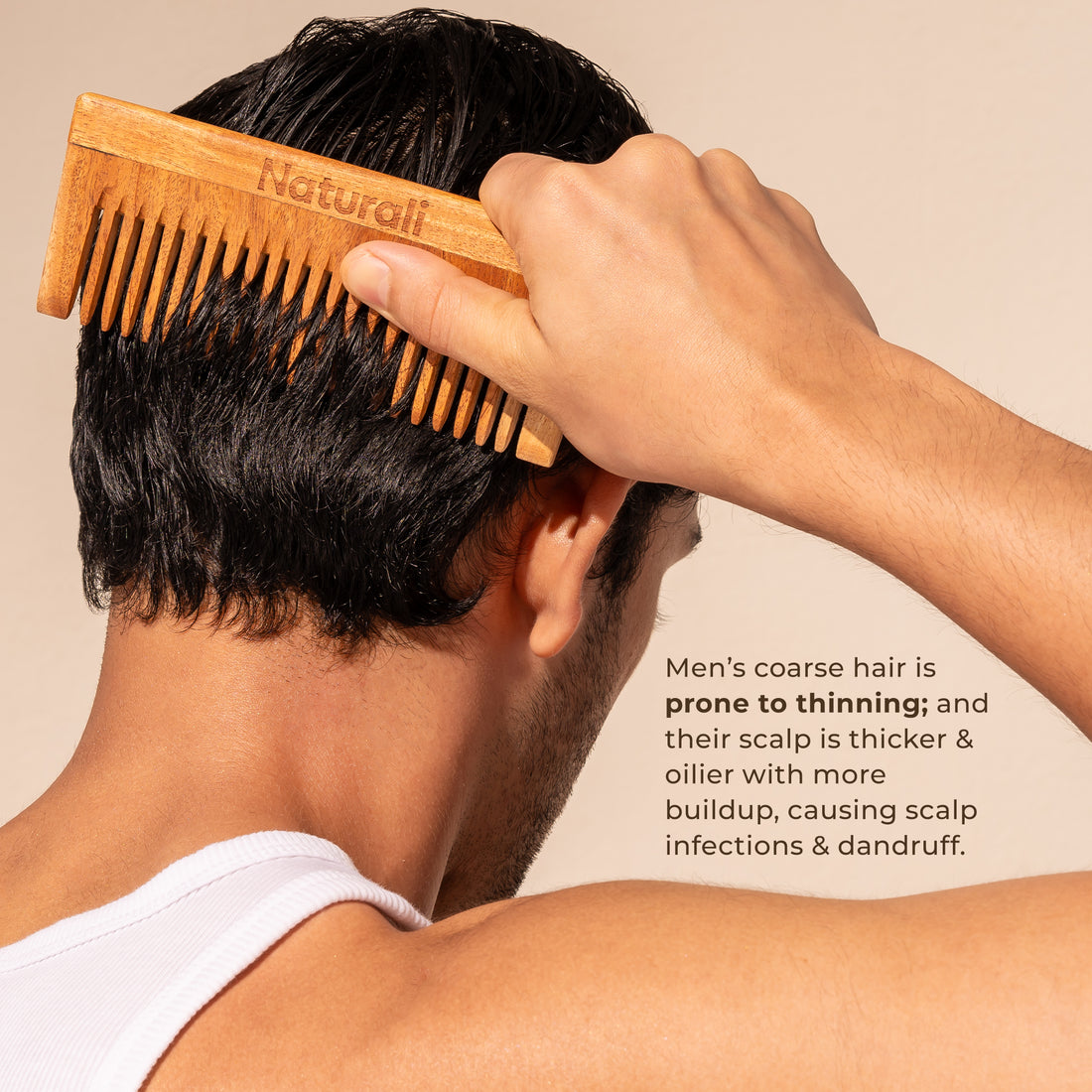 Naturali Scalp Clarifying Shampoo For Men With Green Tea, Hibiscus & Biotin