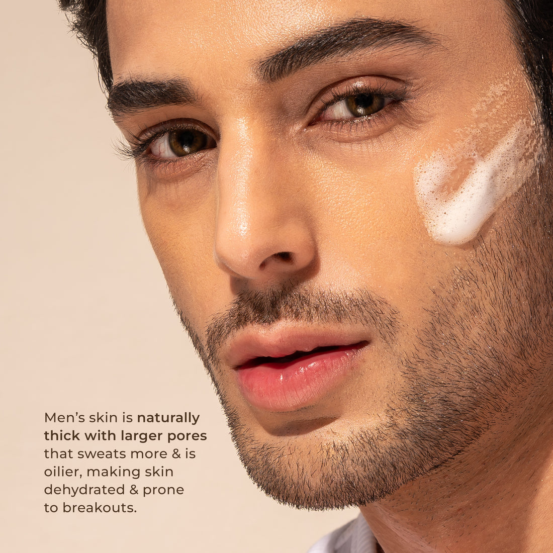 Naturali Clarifying Foaming Face Wash For Men With Green Tea, Willow Bark & Glycolic Acid