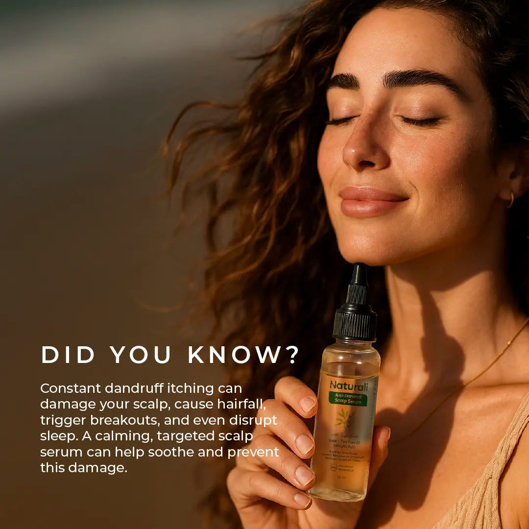Naturali Anti-Dandruff Scalp Serum With Sage, Tea Tree Oil & Salicylic Acid