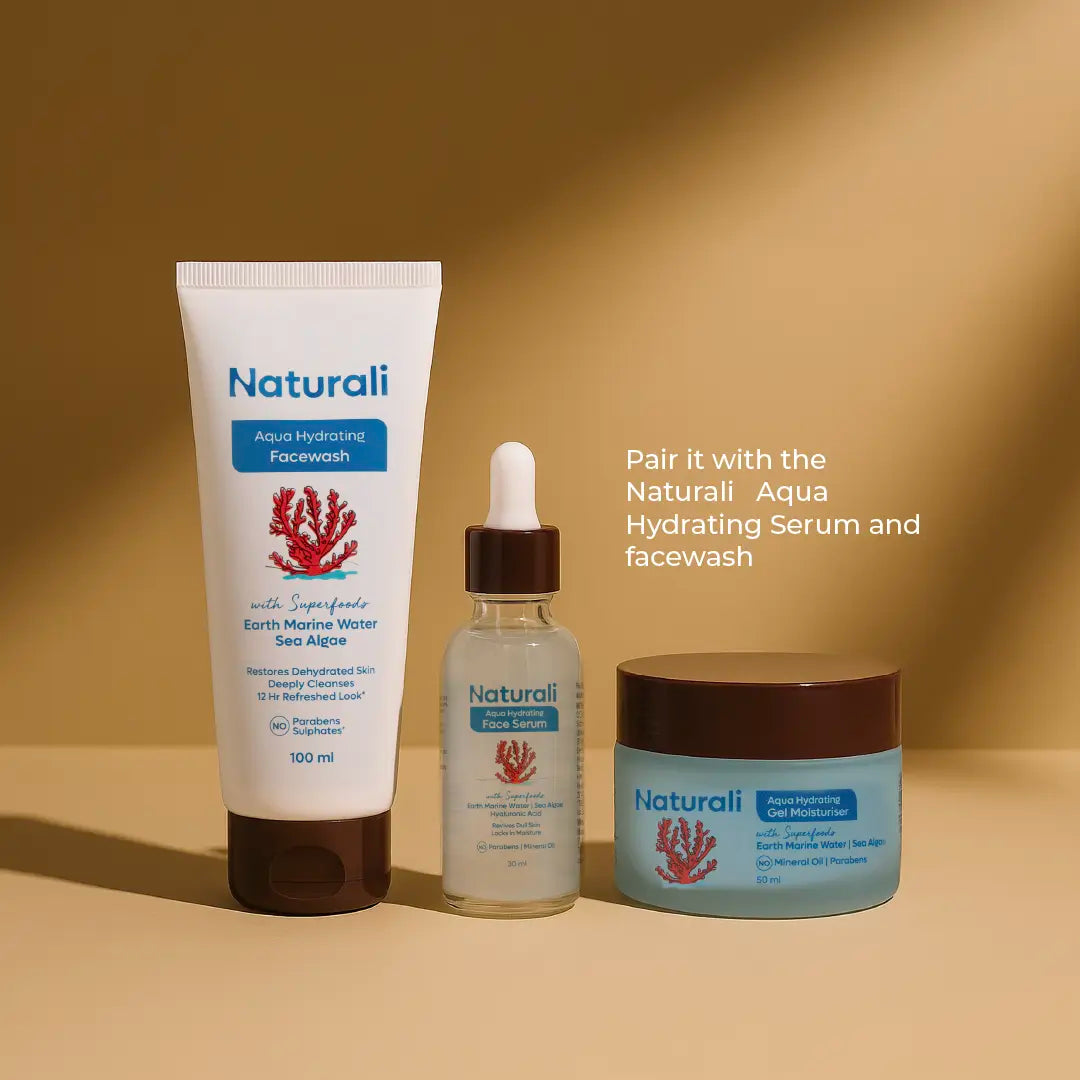 Naturali Aqua Hydrating Gel Moisturiser With Earth Marine Water & Sea Algae