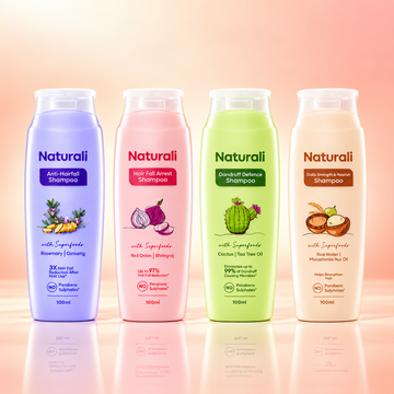 Naturali Hair Care Combo - Pack of 4 Shampoos