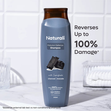 Naturali Pollution Defence Detox Shampoo with Charcoal and Avocado