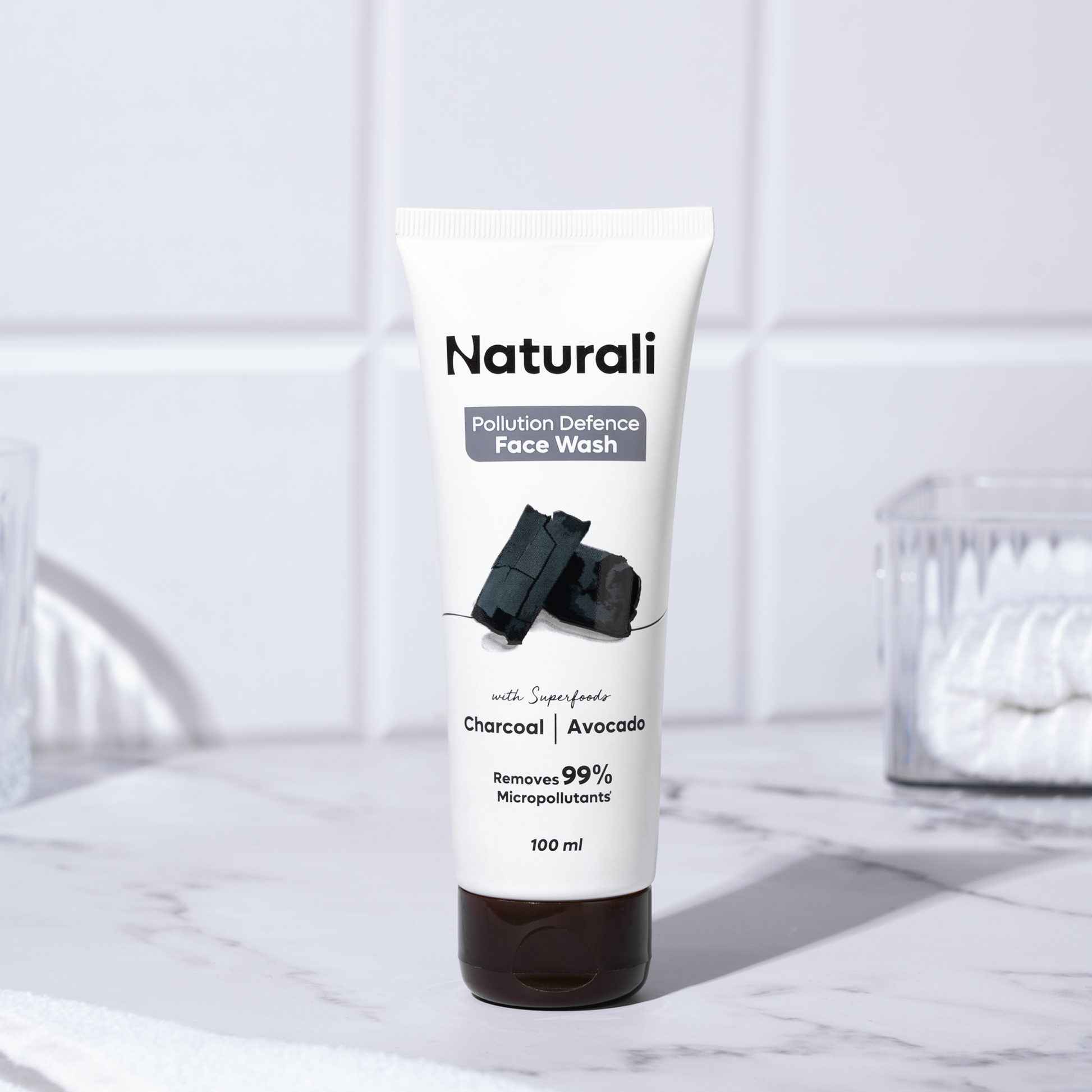 Pollution Defence Detox Facewash with Charcoal and Avocado