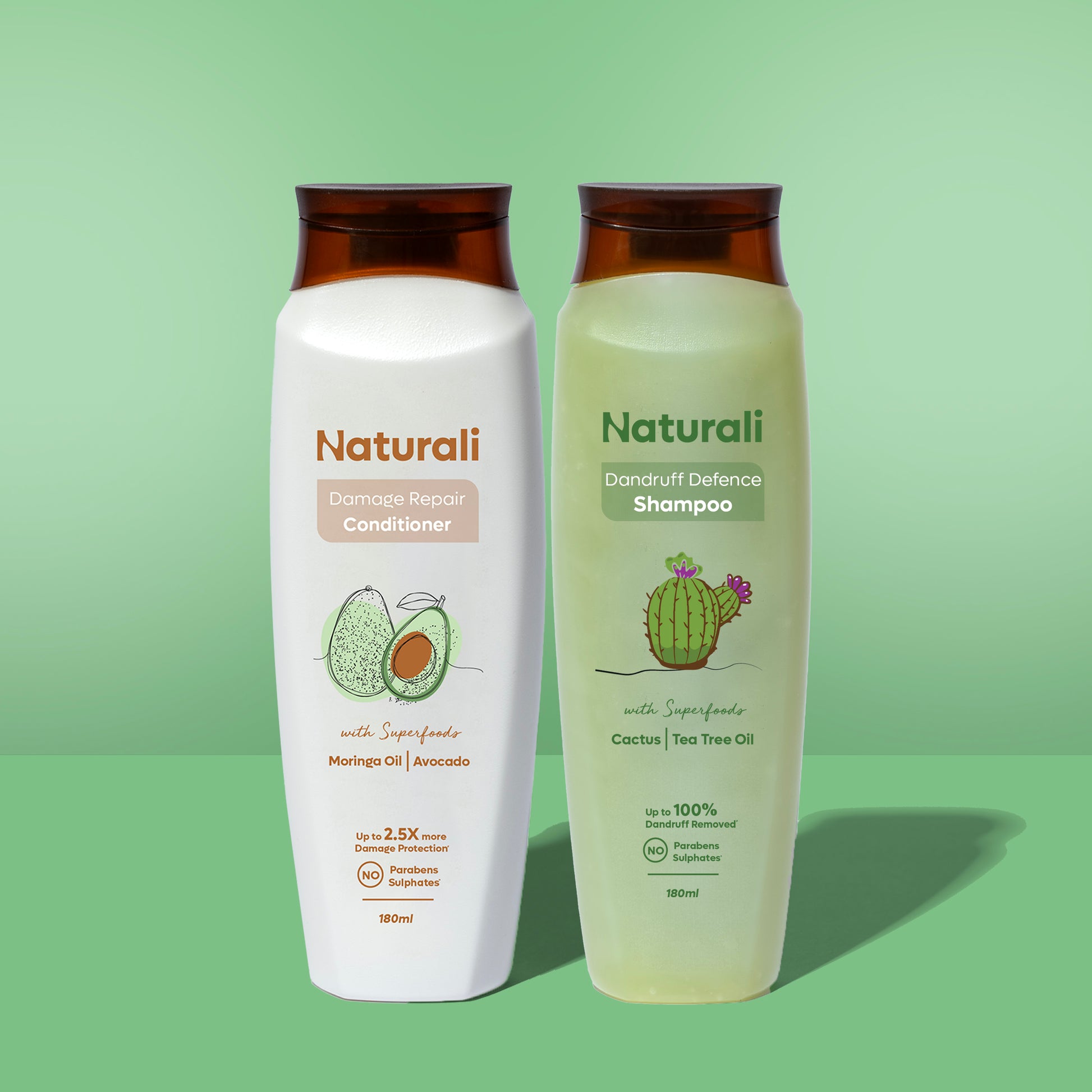 Naturali Dandruff Defence Shampoo + Damage Repair Conditioner