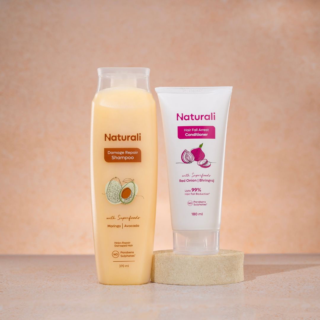 Naturali Damage Repair Shampoo + Hair Fall Arrest Conditioner