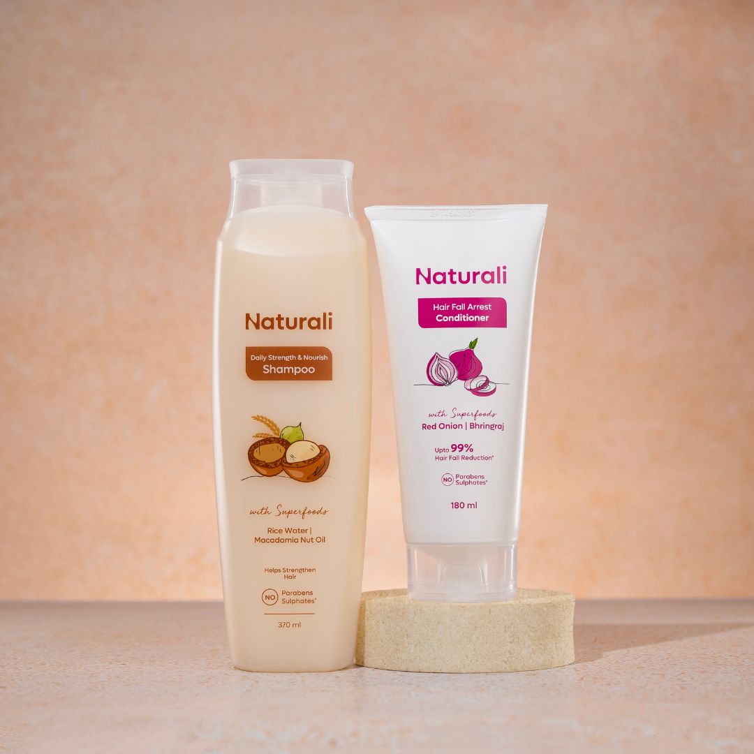 Naturali Daily Strength & Nourish Shampoo + Hair Fall Arrest Conditioner New conditioner