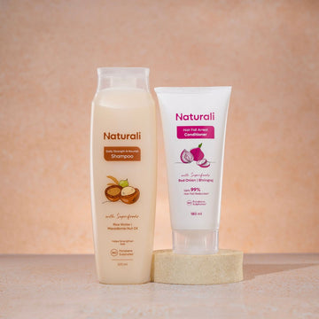 Naturali Daily Strength & Nourish Shampoo + Hair Fall Arrest Conditioner New conditioner