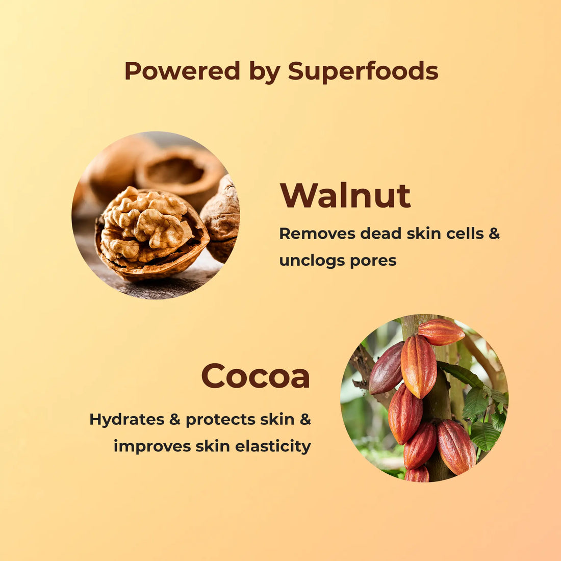 Naturali Exfoliating Body Scrub With Walnut & Cocoa
