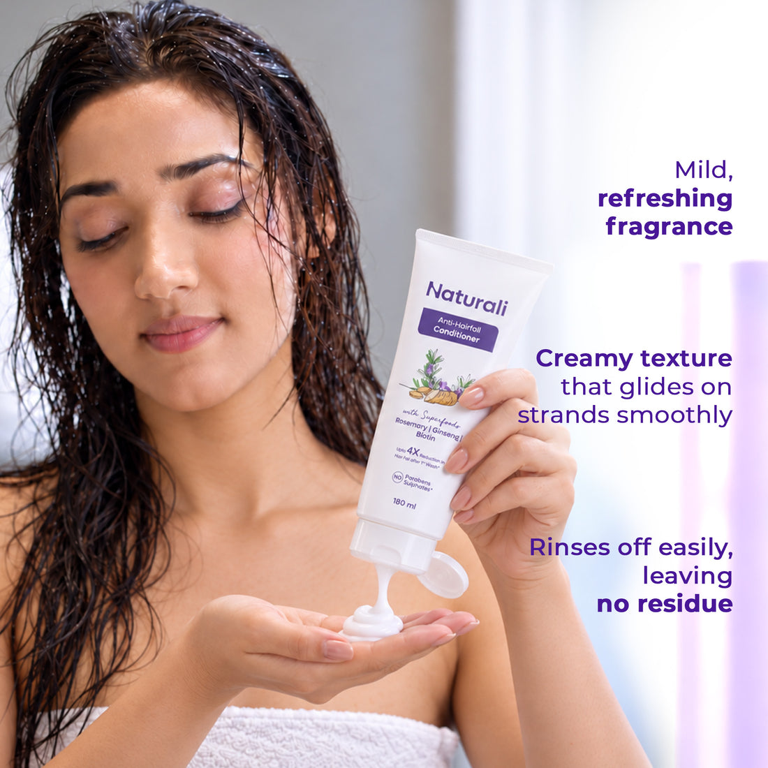 Anti Hairfall Conditioner with Rosemary, Korean Ginseng & Biotin