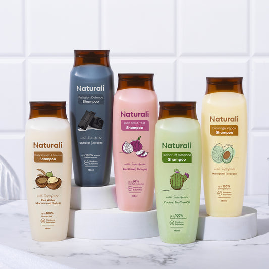Naturali Family Pack - Pack of 5 Shampoos