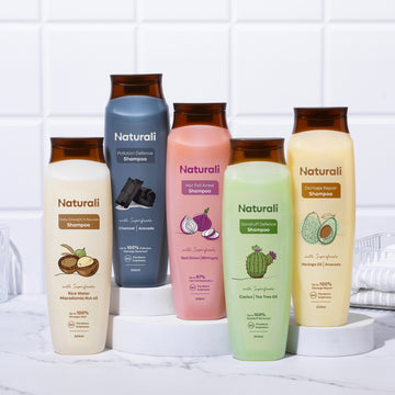 Naturali Family Pack - Pack of 5 Shampoos